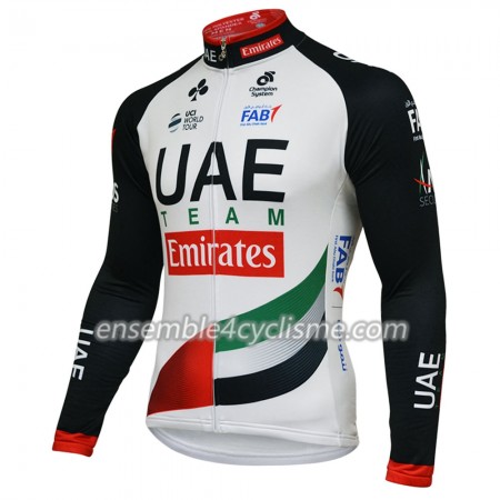 Maillot Cyclisme 2018 Team UAE Manches Longues N001